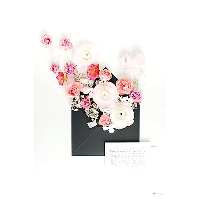 Mariage chic à Paris en camaïeu de rose