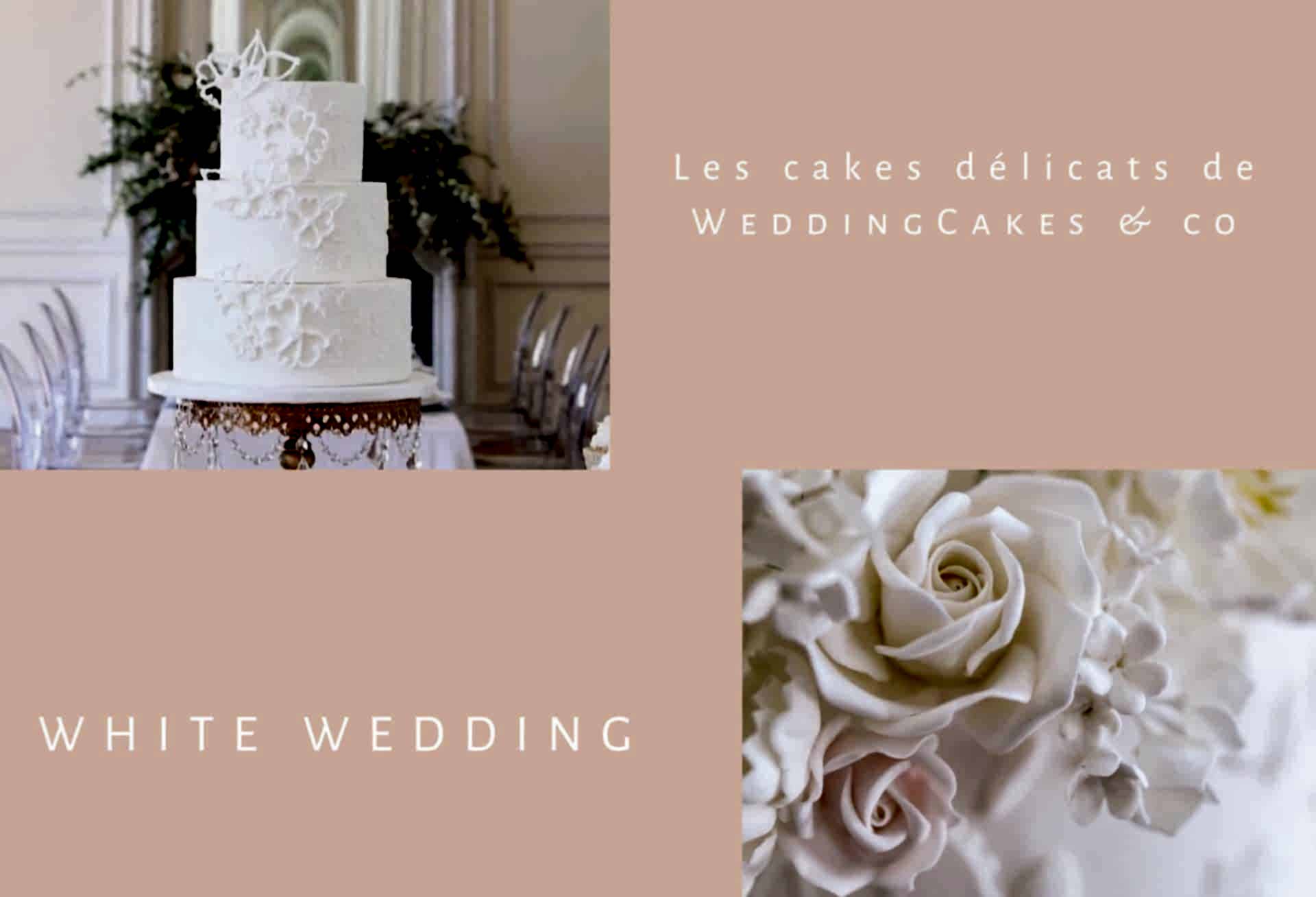 créations de Wedding Cakes & co White