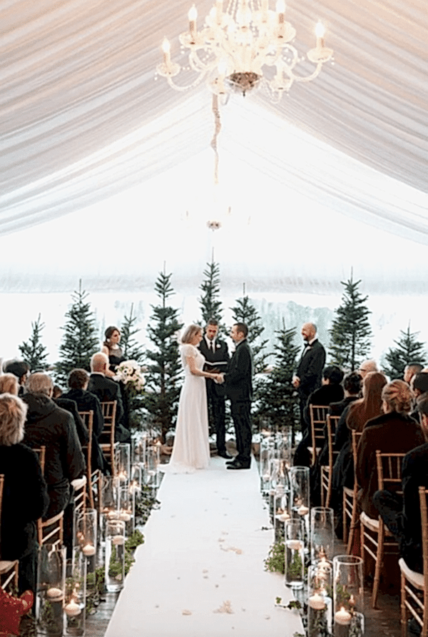 Inspiration hivernale pour un mariage au cœur de l'hiver