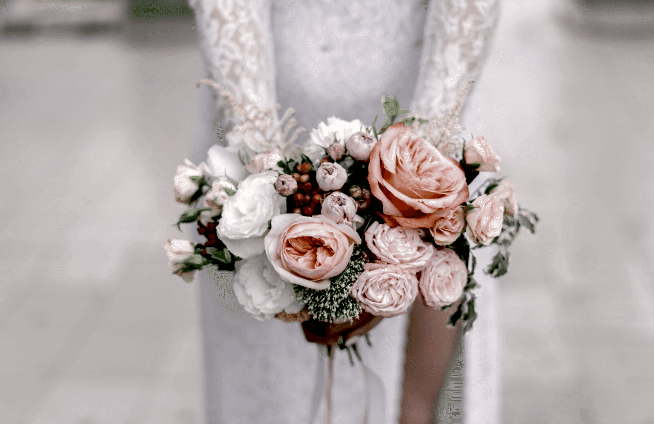 inspiration de couleurs pour le bouquet de la mariée