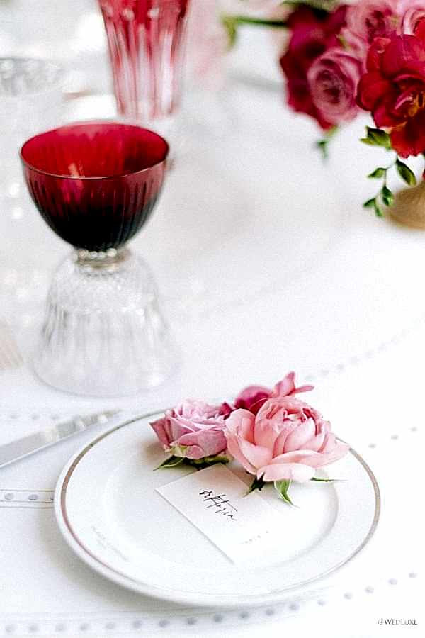 choix déco table mariage