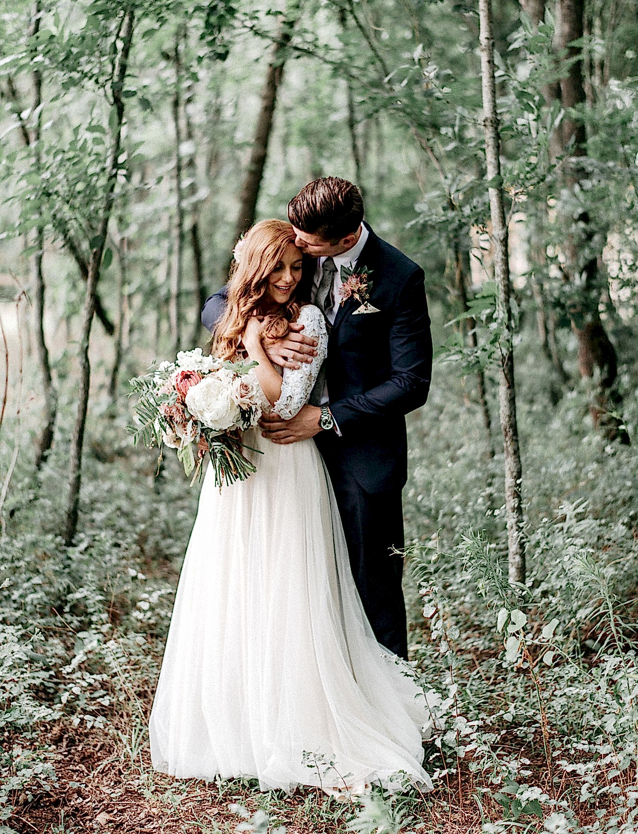 mariage de luxe en foret