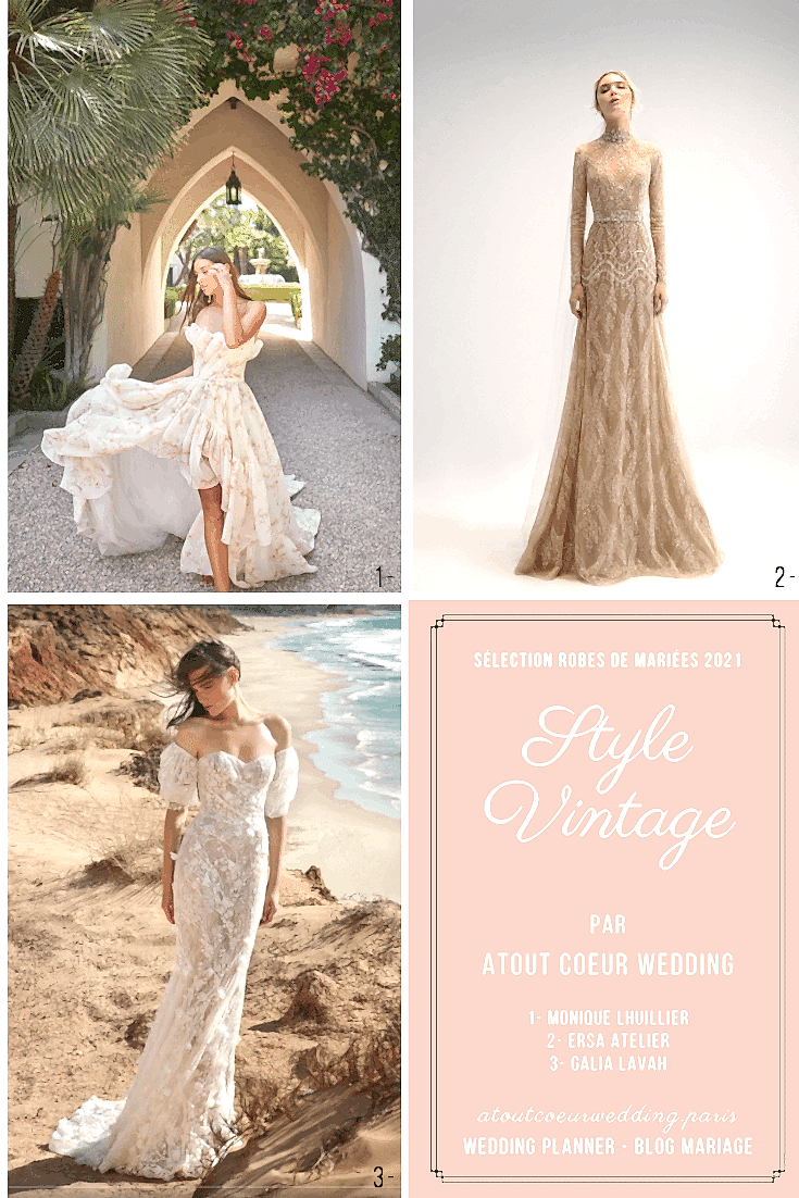 Style Vintage sélection robes de mariées blog mariage