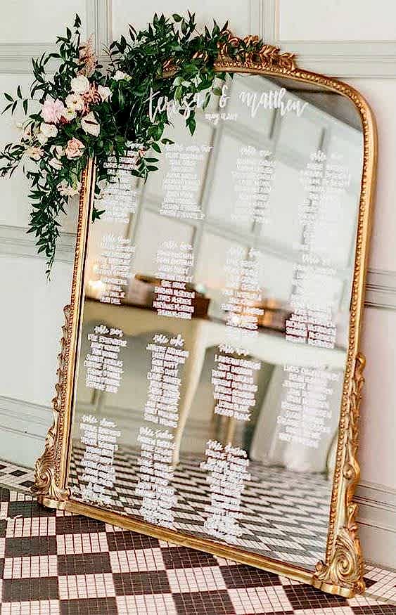 plan mariage miroir
