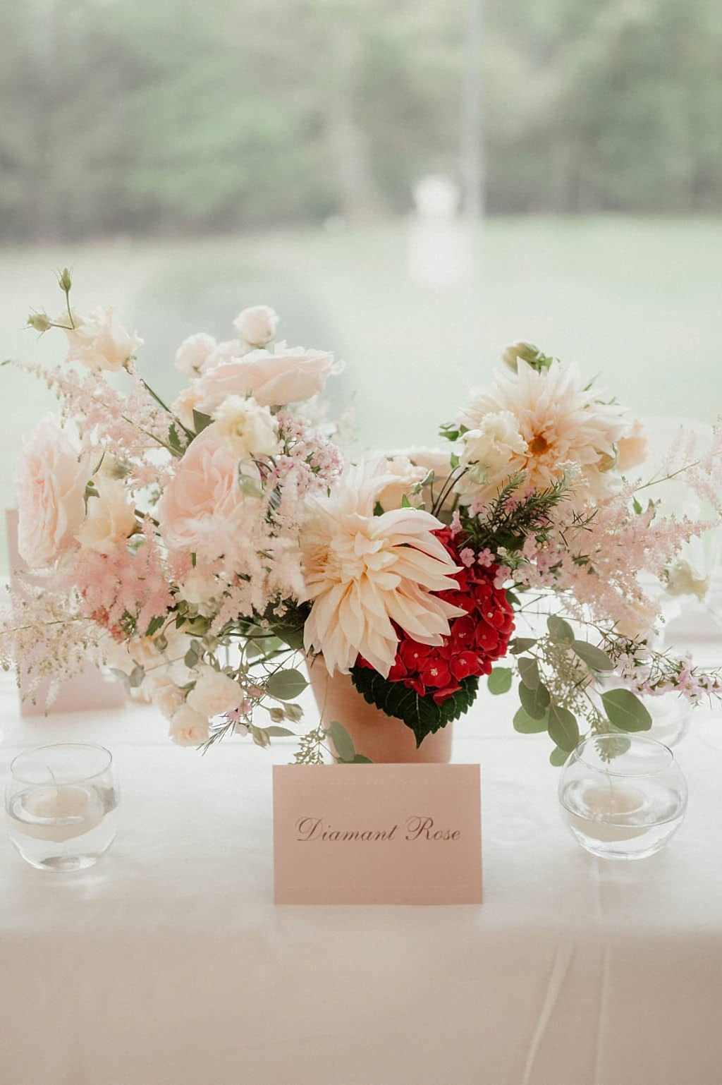 nom de table mariage diamant