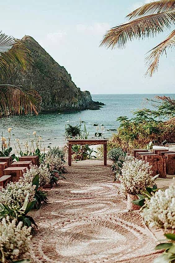 mariage évasion plage