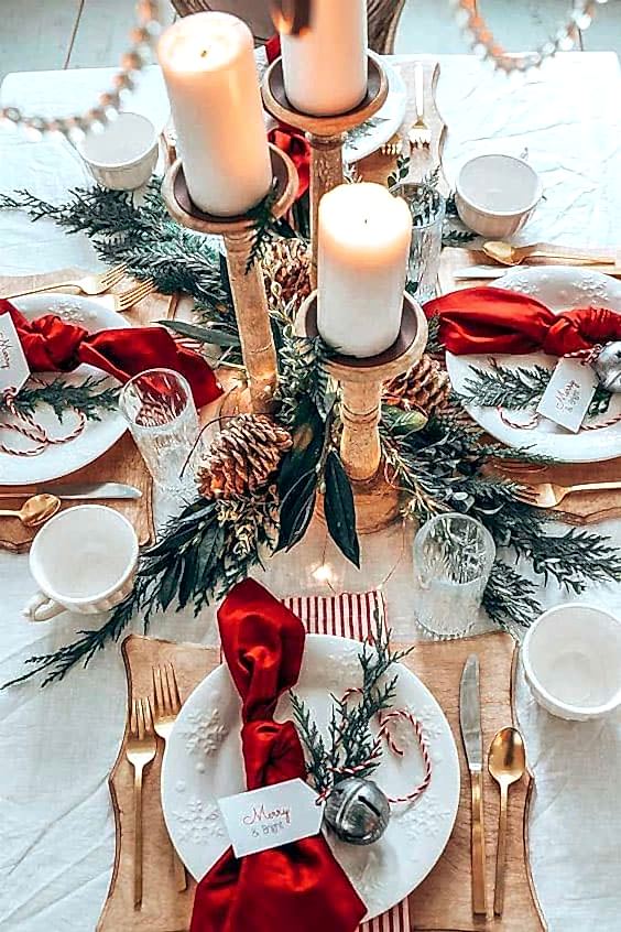 décor table mariage noël