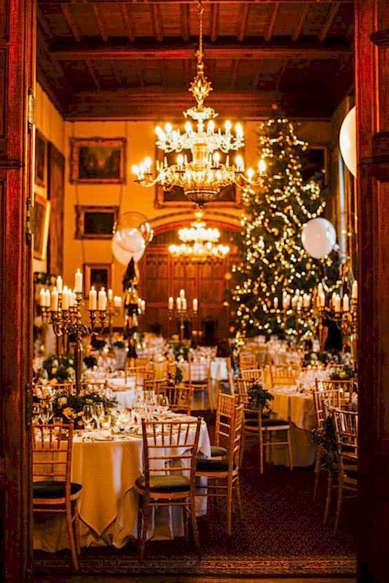 sapin de noël mariage décor