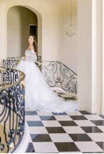 mariée princesse au château