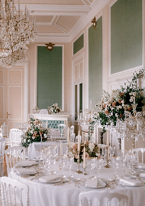 décoration mariage table de réception